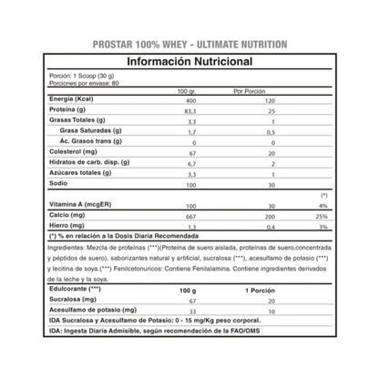 Ultimate Nutrition Prostar Chocolate Creme 5Lb