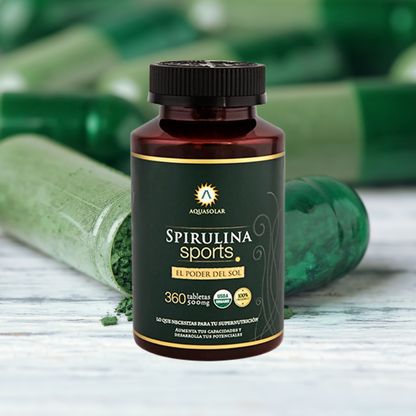 Spirulina Sports 360 tabletas Orgánicas