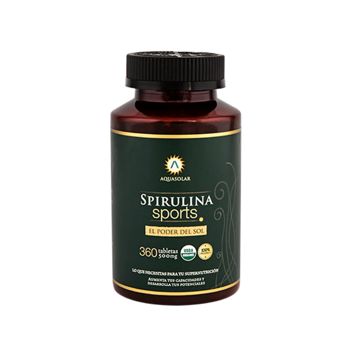 Spirulina Sports 360 tabletas Orgánicas