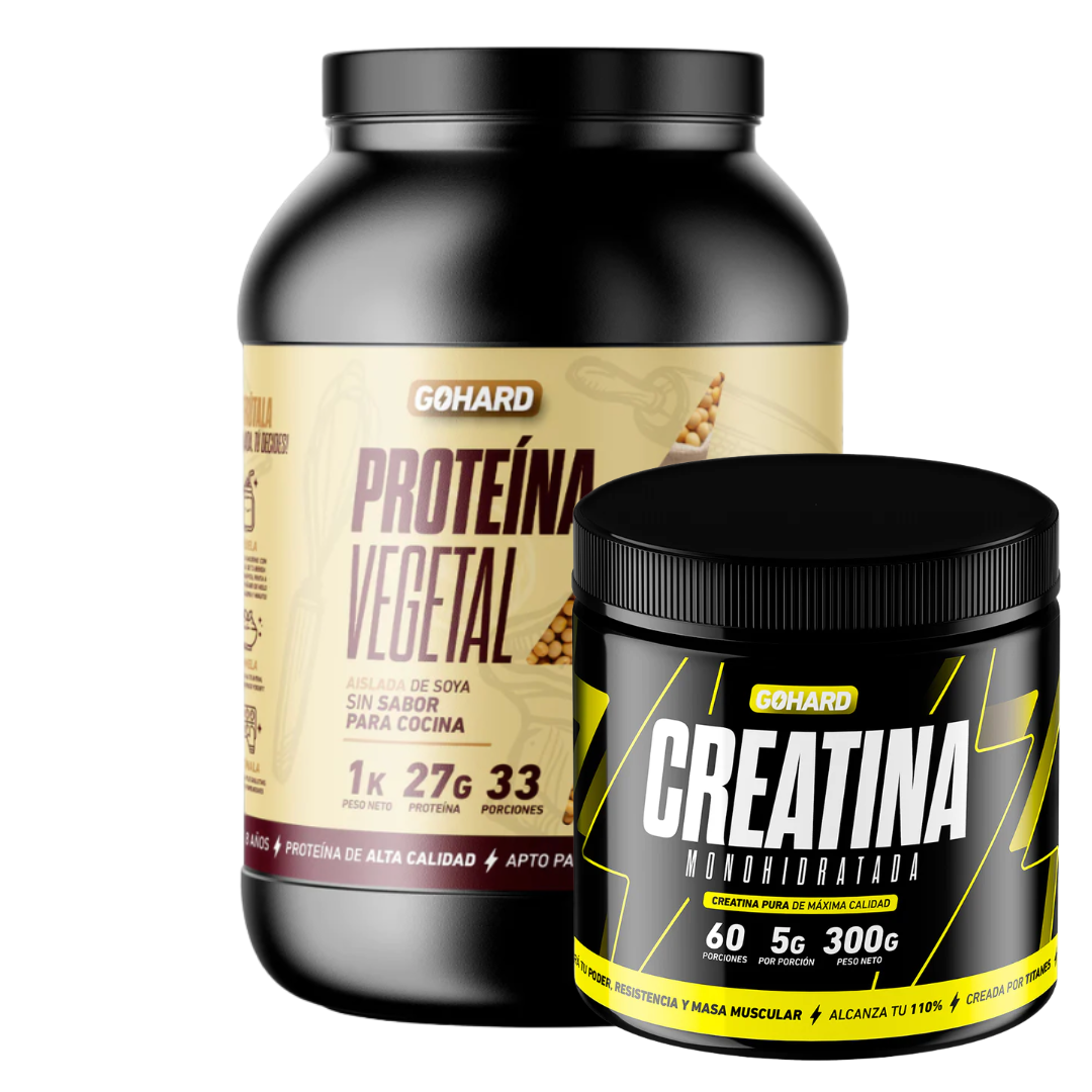 Proteína Vegetal 1Kg + Creatina 60serv